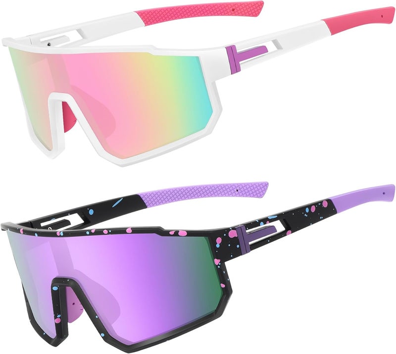Derowern Youth Baseball Sunglasses, Kids Polarized Sports Sunglasses,UV400 Protection Glasses for Boys Girls Softball Cycling - Image 1